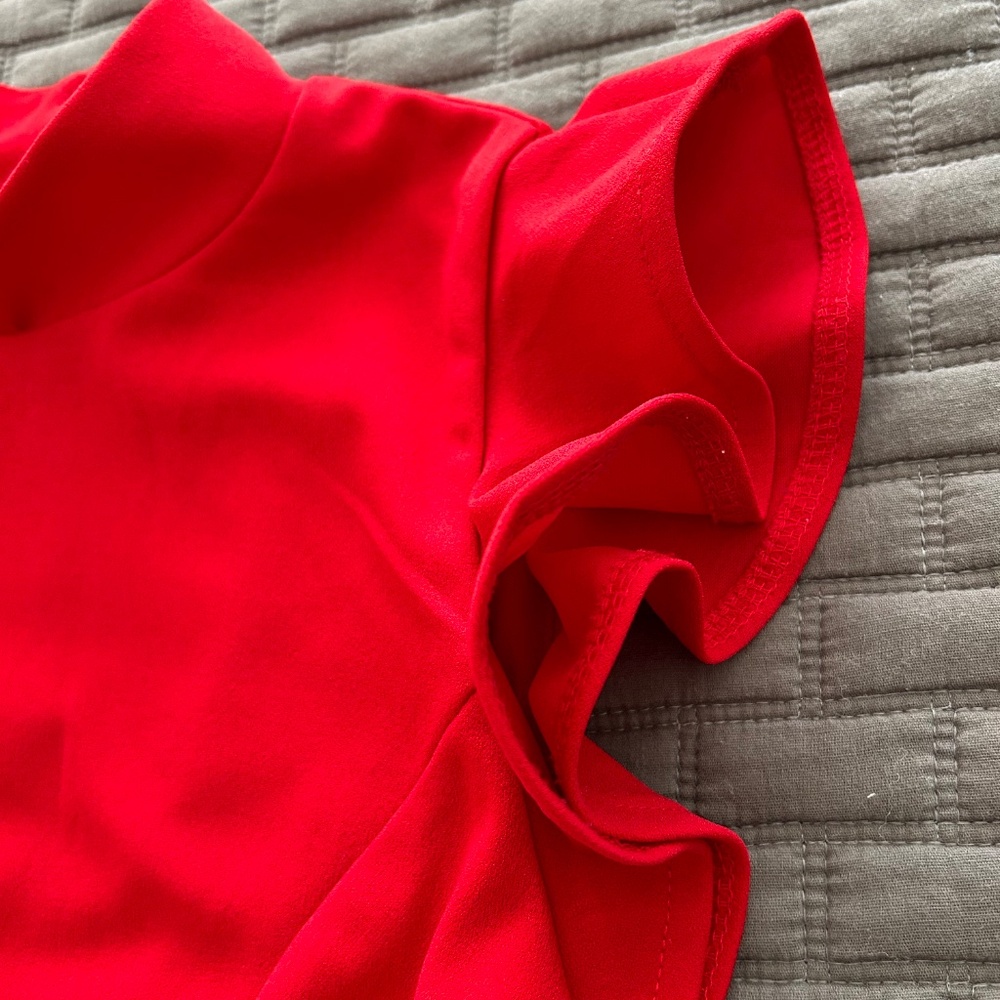 Francesca's | Women's Red Jumpsuit | Size Medium - Picture 9 of 9
